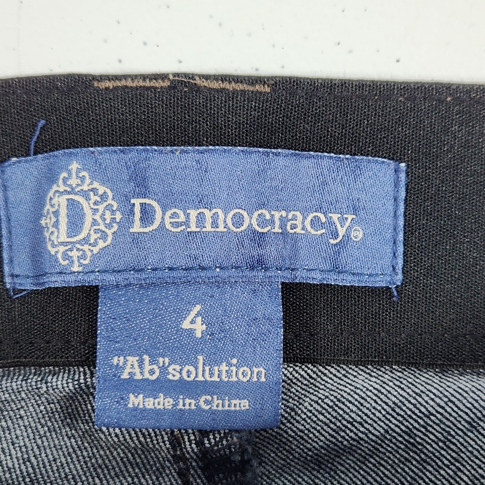 Democracy Absolution Skinny Jeans Womens 4 Dark Indigo‎ Wash Stretch B1105ADBX - Picture 7 of 9